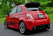 Charger l'image dans la galerie, Rally Armor 12+ Fiat 500 (Pop/Sport/Lounge/Abarth) Black Mud Flap w/ Red Logo