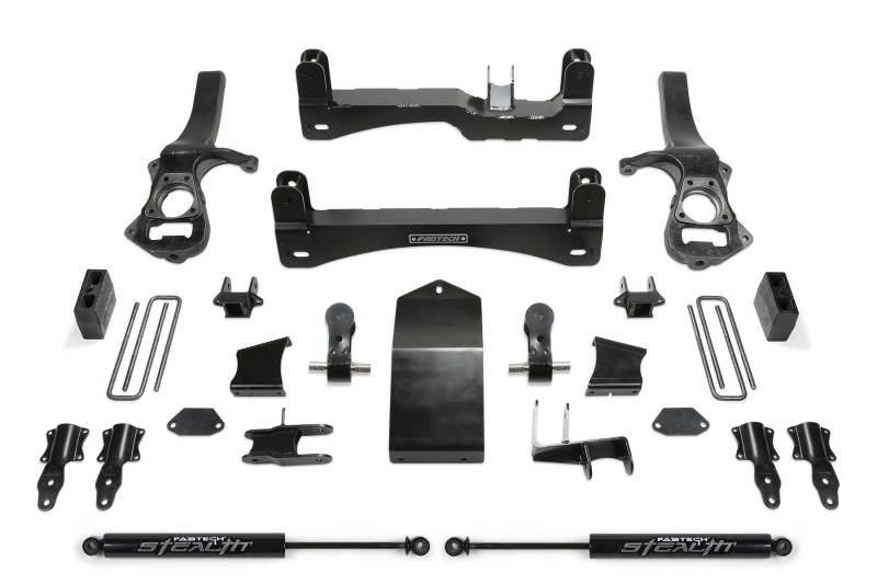 Fabtech 2019 GM K1500 Trail Boss/AT4 4WD 4in Basic System w/Rear Stealth Shocks