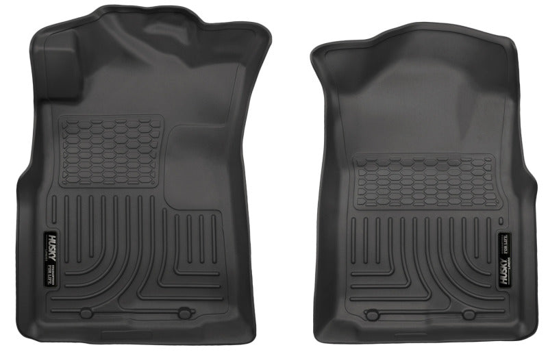 Husky Liners 05-15 Toyota Tacoma Crew/Extended/Standard Cab WeatherBeater Front Black Floor Liners - 2to4wheels