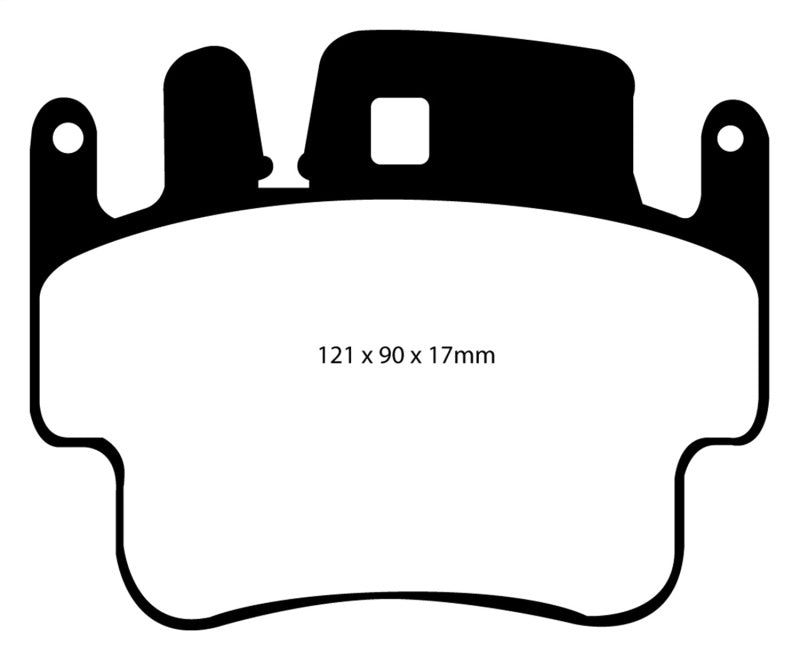 EBC 98-05 Porsche 911 (996) (Cast Iron Rotor only) 3.4 Carrera 2 Redstuff Front Brake Pads - 2to4wheels