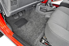 Carica l&#39;immagine nel visualizzatore di Gallery, BedRug 97-06 Jeep TJ Front 3pc Floor Kit (w/Center Console) - Incl Heat Shields