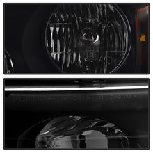 Cargar imagen en el visor de la galería, Xtune Ford F150 04-08 Amber Crystal Headlights Black Smoked HD-JH-FF15004-AM-BSM