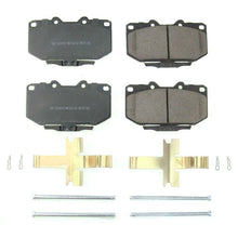 Laden Sie das Bild in den Galerie-Viewer, Power Stop 89-96 Nissan 300ZX Front Z17 Evolution Ceramic Brake Pads w/Hardware