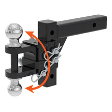 Load image into Gallery viewer, Curt Adjustable Multipurpose Ball Mount (2in Shank 2in &amp; 2-5/16in Balls)
