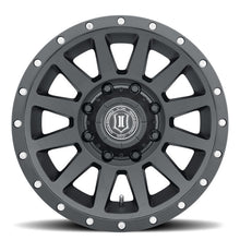 गैलरी व्यूवर में इमेज लोड करें, Icon Alloys Compression HD Sat Black - 18x9/8x180/12mm/5.5in BS