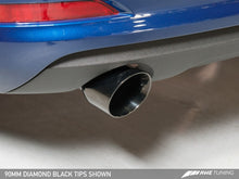 Cargar imagen en el visor de la galería, AWE Tuning Audi 8V A3 Touring Edition Exhaust - Dual Outlet Diamond Black 90 mm Tips