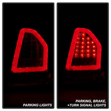 Carica l&#39;immagine nel visualizzatore di Gallery, Spyder Chrysler 300 05-07 V2 Light Bar LED Tail Lights - Red Clear ALT-YD-CHR305V2-LED-RC