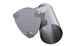 QTP 3.5in Weld-On QTEC Exhaust Cutout Y-Pipe