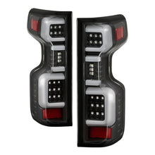 Charger l&#39;image dans la galerie, Spyder Chevy Silverado 19-20 LED Tail Light Black ALT-YD-CS19HAL-BK