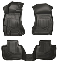 Charger l'image dans la galerie, Husky Liners 14 Subaru Forester Weatherbeater Black Front &amp; 2nd Seat Floor Liners - 2to4wheels