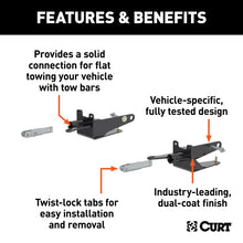 Carica l&#39;immagine nel visualizzatore di Gallery, Curt Ram 16-18 1500 / 19-21 1500 Classic Custom Tow Bar Base Plate