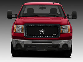 RBP NDX Series All Black Grille 07-10 GMC Sierra 2500/3500