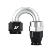 Cargar imagen en el visor de la galería, Mishimoto Aluminum PTFE -4AN 180 Degree Fitting Black