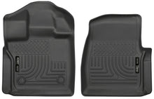गैलरी व्यूवर में इमेज लोड करें, Husky Liners 2015 Ford F-150 Standard Cab Pickup WeatherBeater Front Black Floor Liners