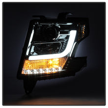 Carica l&#39;immagine nel visualizzatore di Gallery, Spyder Chevy Tahoe / Suburban 2015 -2016 Projector Headlights - DRL LED - Smoke PRO-YD-CTA15-DRL-SM