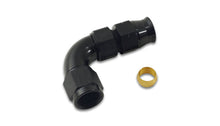 Carica l&#39;immagine nel visualizzatore di Gallery, Vibrant 90 Deg 5/16in Tube to Female -6AN Adapter (w/ Olive Inserts)
