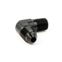 Laden Sie das Bild in den Galerie-Viewer, Snow Performance 1/8in NPT to 4AN Elbow Water Fitting (Black)