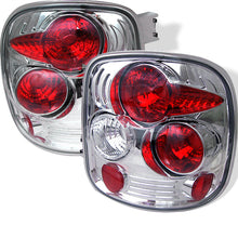 Charger l&#39;image dans la galerie, Spyder Chevy Silverado Stepside 99-04 Euro Style Tail Lights Chrome ALT-YD-CS99STS-C