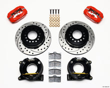 गैलरी व्यूवर में इमेज लोड करें, Wilwood Forged Dynalite P/S Park Brake Kit Drilled Red Chevy C-10 2.42 Offset 5-lug