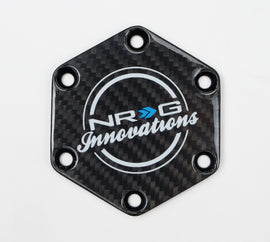 NRG Carbon Fiber Horn Delete Button Circular Logo Front/ Back - 2to4wheels
