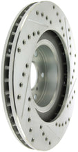 Laden Sie das Bild in den Galerie-Viewer, StopTech Select Sport 03-08 Subaru Forester Sport Slotted and Drilled Right Front Rotor