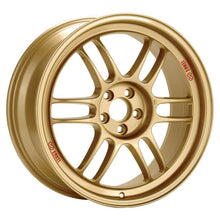 गैलरी व्यूवर में इमेज लोड करें, Enkei RPF1 17x8 5x114.3 45mm Offset 73mm Bore Gold Wheel 05-07 STI/06-10 Civic Si