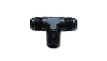 Carica l&#39;immagine nel visualizzatore di Gallery, Vibrant -3AN x 1/8in NPT Flare to Pipe Tee Adapter Fitting - Aluminum