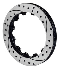 Carica l&#39;immagine nel visualizzatore di Gallery, Wilwood Rotor-SV-SRP 72 Iron-LH-Drill-BLK 14.25 x 1.10 - 12 on 8.75in