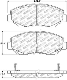 StopTech Street Select Brake Pads - Rear
