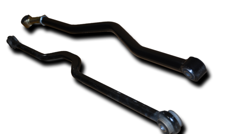DV8 Offroad 07-18 Jeep Wrangler JK Rear Bushing Style Track Bar - Black