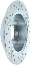 Laden Sie das Bild in den Galerie-Viewer, StopTech Select Sport Drilled &amp; Slotted Rotor - Front Left