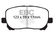 गैलरी व्यूवर में इमेज लोड करें, EBC 02-08 Pontiac Vibe 1.8 Yellowstuff Front Brake Pads