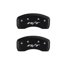 Laden Sie das Bild in den Galerie-Viewer, MGP 4 Caliper Covers Engraved Front &amp; Rear RT Red finish silver ch