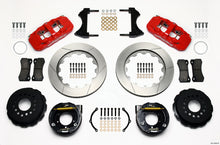 गैलरी व्यूवर में इमेज लोड करें, Wilwood AERO4 Rear P-Brake Kit 14.00in Red 2005-2014 Mustang