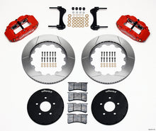 गैलरी व्यूवर में इमेज लोड करें, Wilwood Narrow Superlite 6R Front Hat Kit 14.00in Red 1994-2004 Mustang