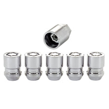 Laden Sie das Bild in den Galerie-Viewer, McGard Wheel Lock Nut Set - 5pk. (Cone Seat) M12X1.5 / 13/16 Hex / 1.28in. Length - Chrome