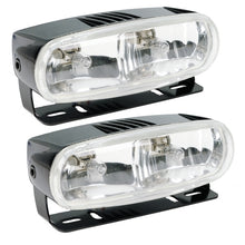 Cargar imagen en el visor de la galería, Hella Optilux 2020 12V Black Dual Beam Halogen Fog/Driving Lamp Kit