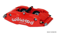 गैलरी व्यूवर में इमेज लोड करें, Wilwood Caliper-BNSL4R-Red 1.25in Pistons 1.10in Disc