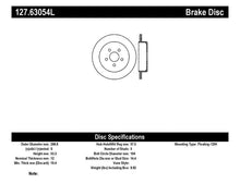 Charger l&#39;image dans la galerie, StopTech 03-09 Chrysler PTCruiser Tur / 03-05 Dodge Neon SRT-4 Rear Left Slotted &amp; Drilled Rotor