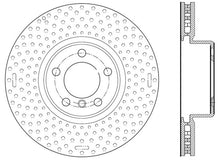 Charger l&#39;image dans la galerie, StopTech BMW 12-15 335i / 2014 428i / 2015 235i/228i Front Left Slotted &amp; Drilled Sport Brake Rotor