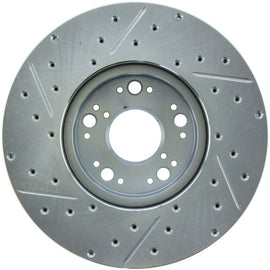 StopTech 01-05 Lexus IS300 / 02-10 Lexus SC430 Sport Slotted & Drilled Front Left Rotor