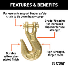 Load image into Gallery viewer, Curt 3/8in Clevis Grab Hook (6600lbs)