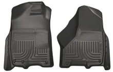 Carica l'immagine nel visualizzatore di Gallery, Husky Liners 09-10 Dodge Ram 1500/2500/3500 WeatherBeater Front Row Black Floor Liners