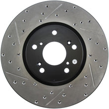 Cargar imagen en el visor de la galería, StopTech 04-08 Accura TL (Brembo Caliber) SportStop Slotted &amp; Drilled Right Front Rotor