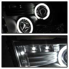 Carica l&#39;immagine nel visualizzatore di Gallery, Spyder Dodge Ram 1500 09-14 Projector Headlights Halogen- CCFL Halo LED - Blk PRO-YD-DR09-CCFL-BK