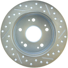 Laden Sie das Bild in den Galerie-Viewer, StopTech Select Sport 06-15 Honda Civic Si Slotted and Drilled Right Rear Rotor