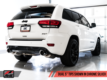 Charger l&#39;image dans la galerie, AWE Tuning 2020 Jeep Grand Cherokee SRT Track Edition Exhaust - Chrome Silver Tips