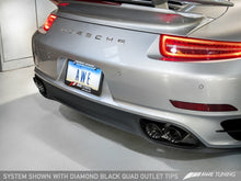 Charger l&#39;image dans la galerie, AWE Tuning Porsche 991.1 Turbo Performance Exhaust and High-Flow Cats - Black Quad Tips
