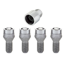 Laden Sie das Bild in den Galerie-Viewer, McGard Wheel Lock Bolt Set - 4pk. (Cone Seat) M12X1.25 / 17mm Hex / 22.0mm Shank Length - Chrome