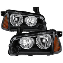 गैलरी व्यूवर में इमेज लोड करें, xTune Dodge Charger 05-10 (Non-HID) OEM Style Headlights w/ Corner 4pcs - Black HD-JH-DCH05-SET-BK